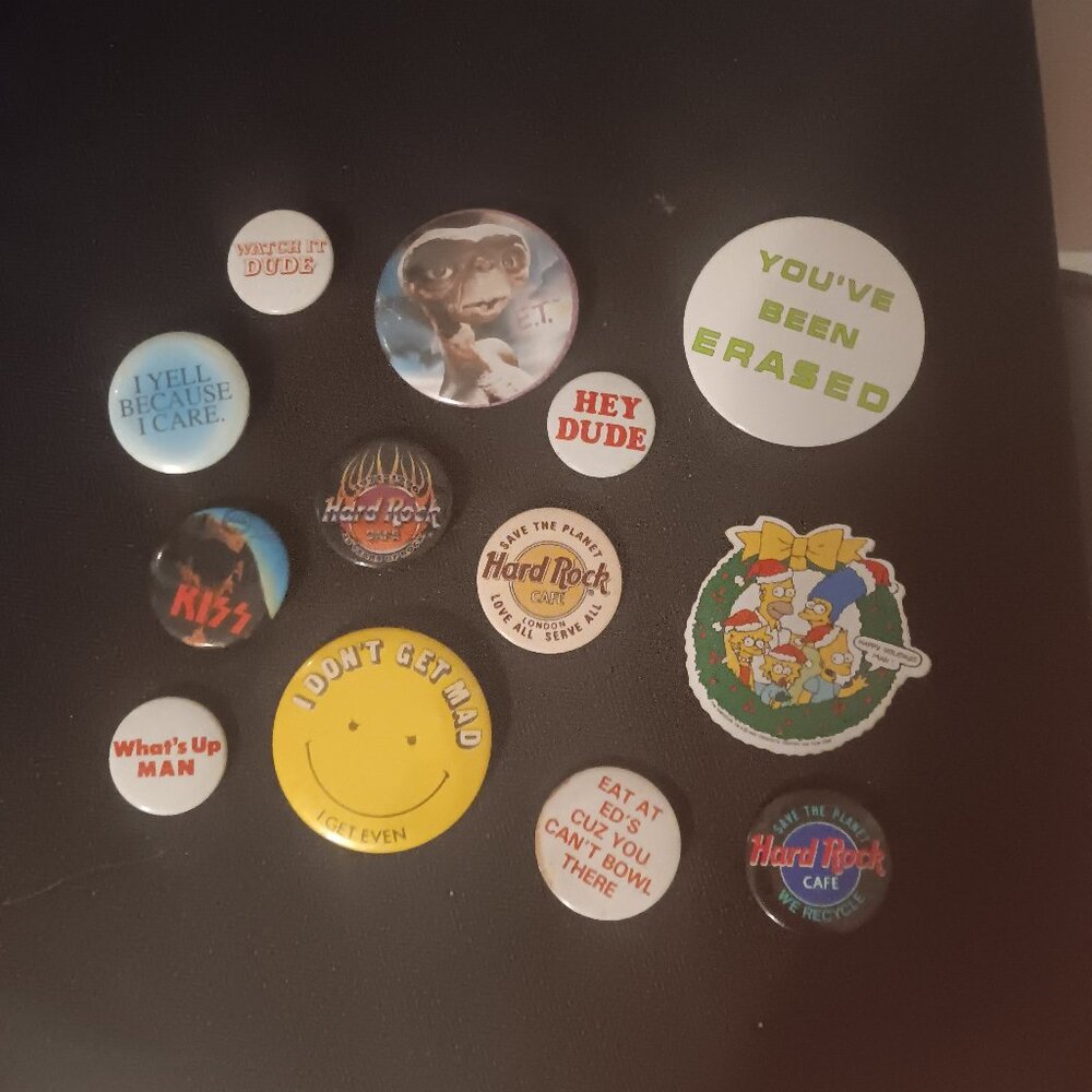 Vintage Group of Buttons/Pins